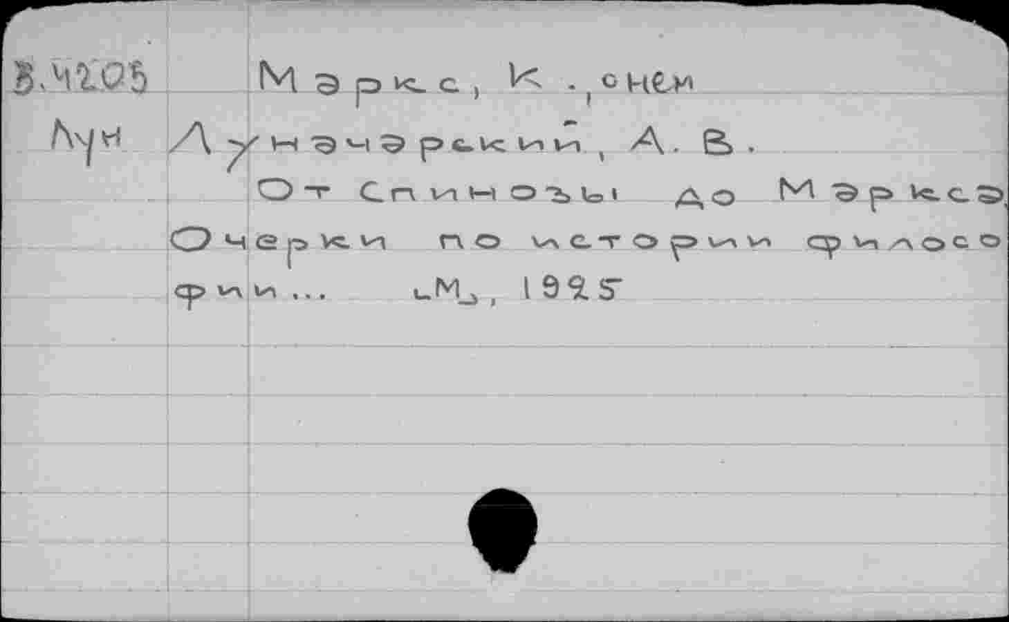 ﻿BJlWîj M Э p К. с , -(ОНСи
уЛ У' Ы "В М р» С.К и А. В .
О -г Сп_и н о^ы до М Эр V«. с. э.
С? Ч£р> К.И ПО VoCTOpvnn ср Vn^QCO Р in .. . uM_>, I 9 9. S